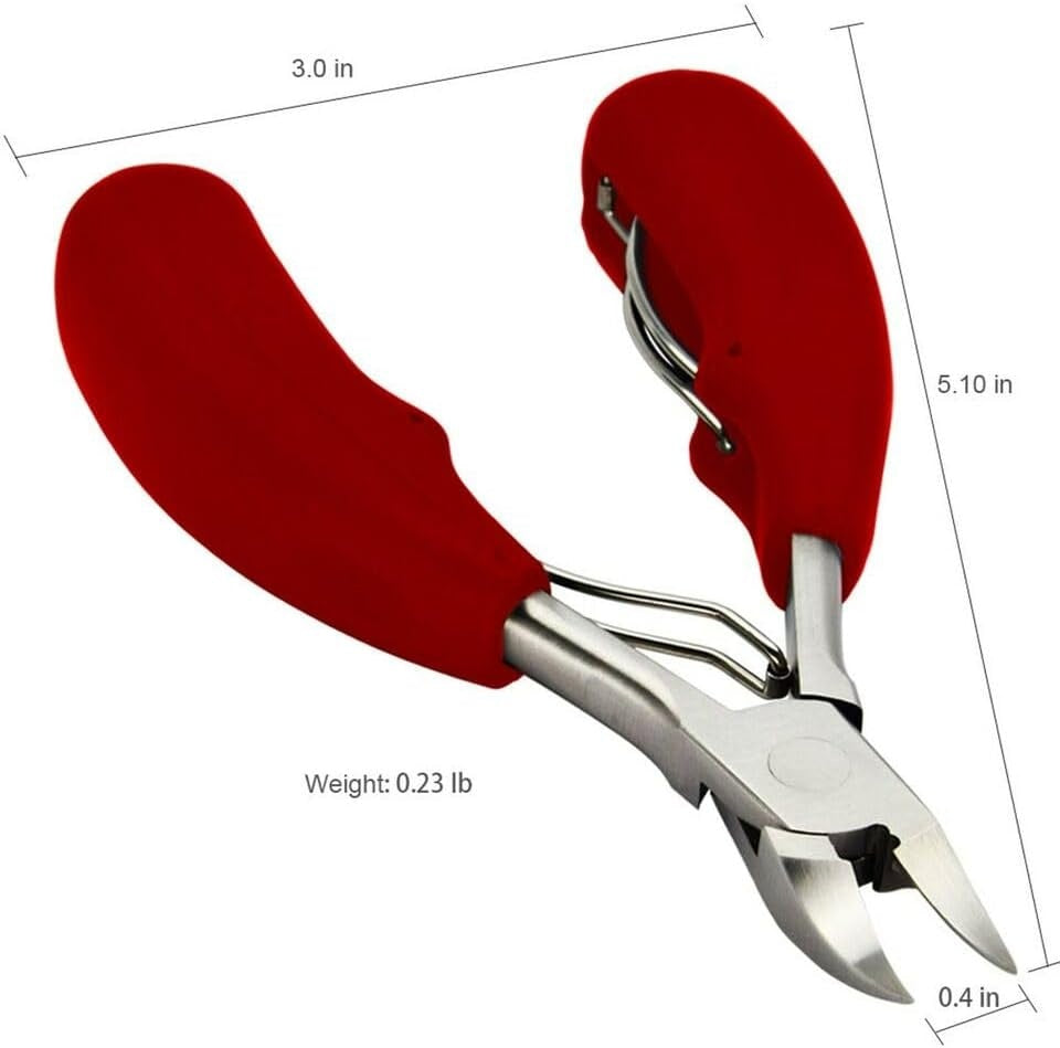 Podiatrist's Toenail Clippers - For Thick & Ingrown Nails