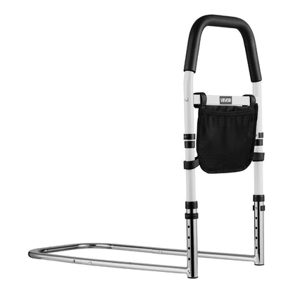 Bed Rail for Elderly - Adjustable Height Bedside Assist Rail, 300 lbs Capacity