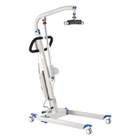 Electric Patient Lift, Folding Patient Transfer Lift With U-Shaped Sling, Height & Width Adjustable Medical Transfer Assist With 4 Wheels & Handle Controller For Disabled Bedridden, 400LBS