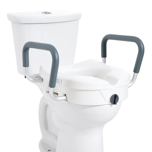 Raised Toilet Seat 5" Height - 350 lbs Capacity
