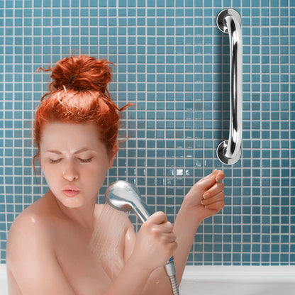 Bath Grab Bar 19.7in Stainless Steel Safety Handle - 2 Pack
