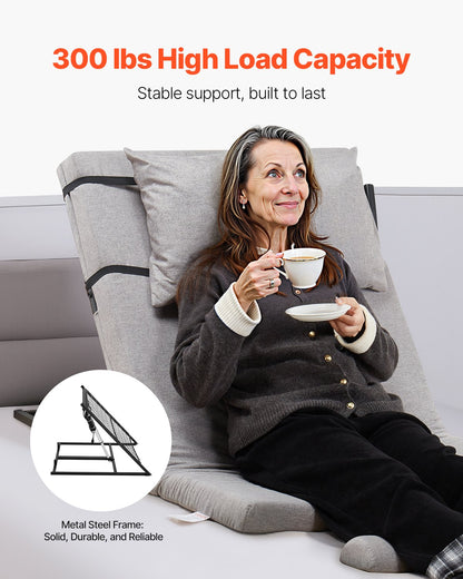 Electric Lifting Backrest for Bed - 300 lbs Capacity, 4-68° Adjustable with Headrest & Legrest